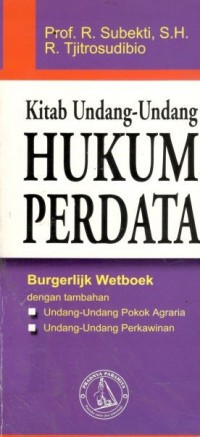 Image of Kitab Undang-Undang Hukum Perdata