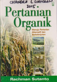 Image of Pertanian Organik : Menuju Pertanian Alternatif Dan Berkelanjutan