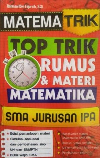 Image of Matematrik : Top Trik Rumus & Materi Matematika SMA Jurusan IPA