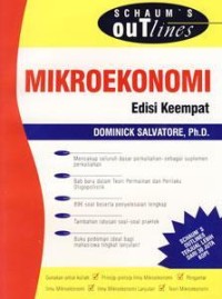 Image of Schaum's Outlines : Mikroekonomi