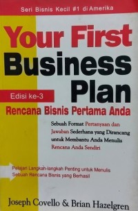Image of Your First Business Plan : Rencana Bisnis Pertama Anda