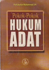 Image of Pokok-Pokok Hukum Adat