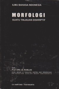Image of Morfologi : Suatu Tinjauan Diskriptif