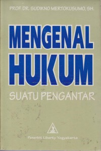 Image of Pengantar Ilmu Hukum