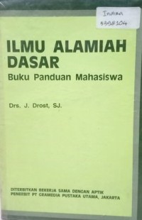 Image of Ilmu Alamiah Dasar : Buku Panduan Mahasiswa