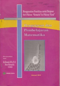 Image of Pengajaran Dan Pembelajaran Matematika : Menggunakan Penelitian Untuk Bergeser Dari Pikiran 