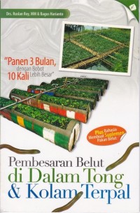 Image of Pembesaran Belut Di Dalam Tong Dan Kolam Terpal