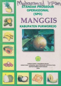 Image of Standar Prosedur Operasional (SPO) Manggis Kabupaten Purwokerto