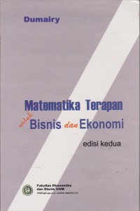 Image of Matematika Terapan Untuk Bisnis Dan Ekonomi