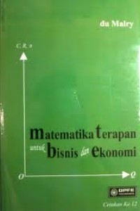Image of Matematika Terapan Untuk Bisnis Dan Ekonomi