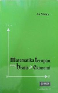 Image of Matematika Terapan Untuk Bisnis Dan Ekonomi