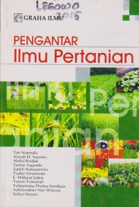 Image of Pengantar Ilmu Pertanian