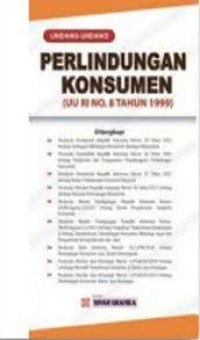 Image of Perlindungan Konsumen (UU RI No.8 Tahun 1999)