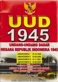 Image of UUD 1945 Negara RI TH 1945 : Edisi Lengkap Dengan Penjelelasannya Bagian-Bagian Yang Diamandemen Proses Dan Perubahannya