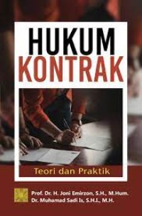 Image of Hukum Kontrak : Teori Dan Praktik