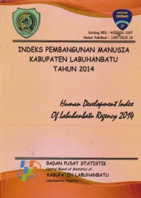 Image of Indeks Pembangunan Manusia Kabupaten Labuhanbatu  Tahun 2014
