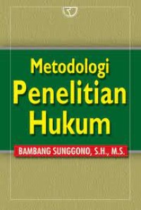 Image of Metodologi Penelitian Hukum