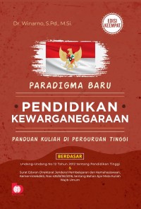 Image of Paradigma Baru Pendidikan Kewarganegaraan : Panduan Kuliah Di Perguruan Tinggi