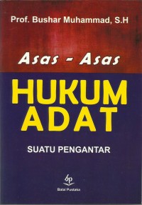 Image of Asas-Asas Hukum Adat : Suatu Pengantar